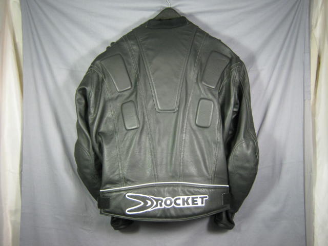 Mens Joe Rocket Leather Motorcycle Jacket Size 48 NR! 1