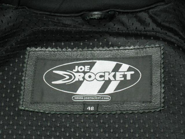 Mens Joe Rocket Leather Motorcycle Jacket Size 48 NR! 3