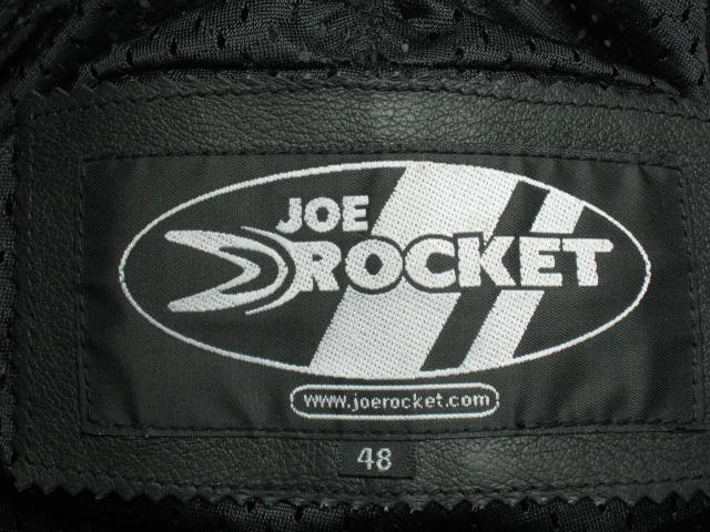 Mens Joe Rocket Black Leather Motorcycle Pants Size 48 5