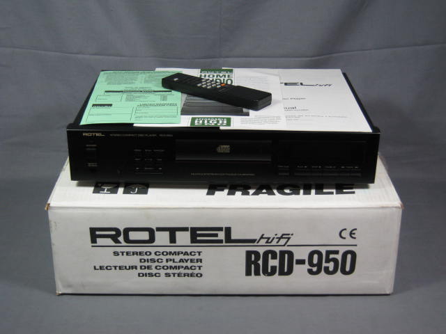 Rotel RCD-950 RCD950 Compact Disc CD Player W/ Remote +