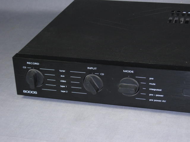 Audiolab 8000S 8000 S Amplifier Amp +Tributaries Cables 2