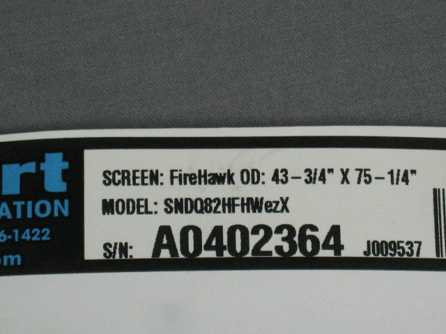 Stewart FireHawk 87" TV Projection Projector Screen NR! 4