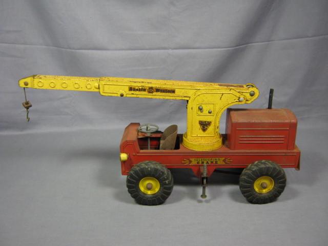 Vtg Nylint Austin Western Telescoping Crane Truck Toy 3