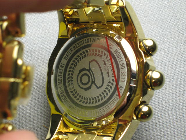 Mens Invicta Lupah Diver Chronograph Watch 3213 +Box NR 7
