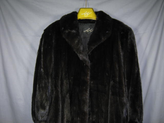 Ladies Full Length Real Mink Fur Coat Jacket Medium NR 1