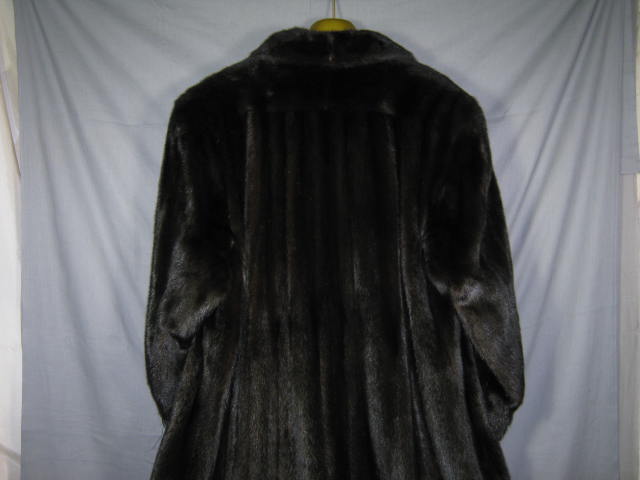 Ladies Full Length Real Mink Fur Coat Jacket Medium NR 5