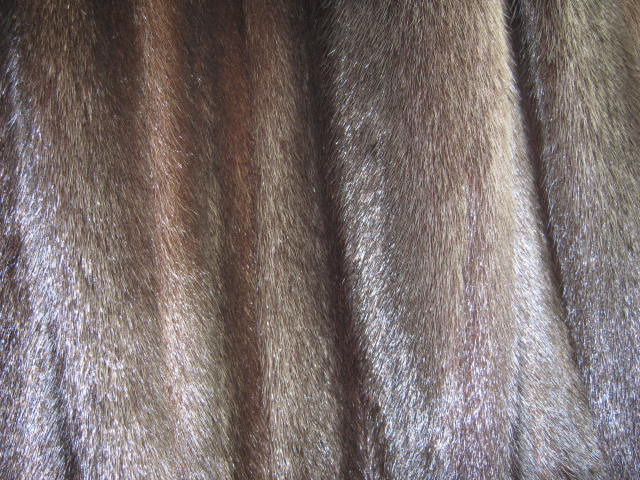 Ladies Full Length Real Mink Fur Coat Jacket Medium NR 7