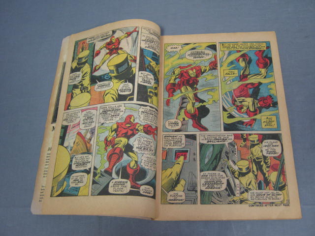 2 Rare Vtg 1968 Invincible Iron Man Comics #1 + #2 NR! 3