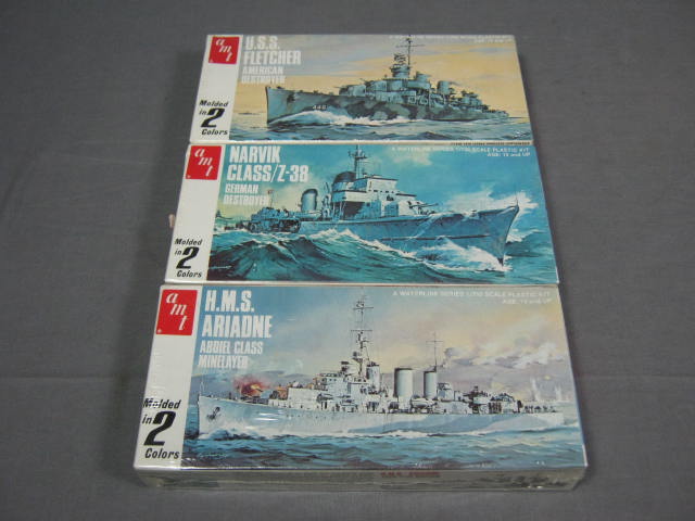 8 Battleship Submarine Model Kits AMT Hasegawa Monogram 2