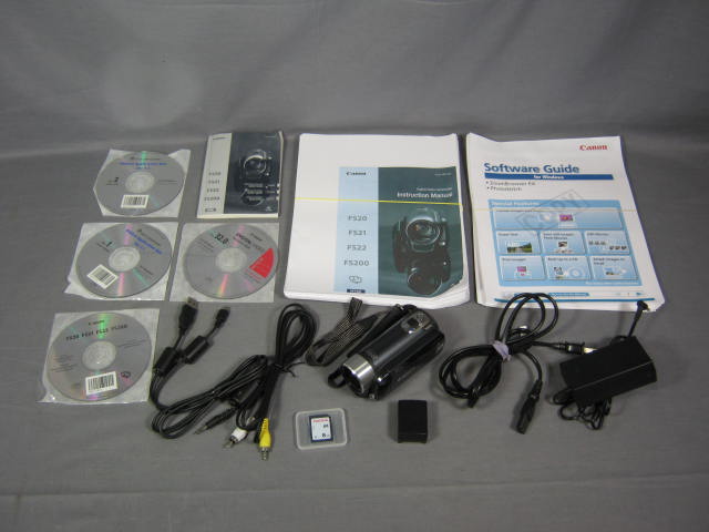 Canon FS200 Digital Flash Memory Video Camera Camcorder