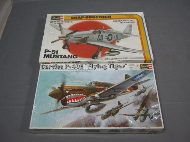 8 Revell Model Airplane Plane Kit Lot P-38 Lightning ++ 3