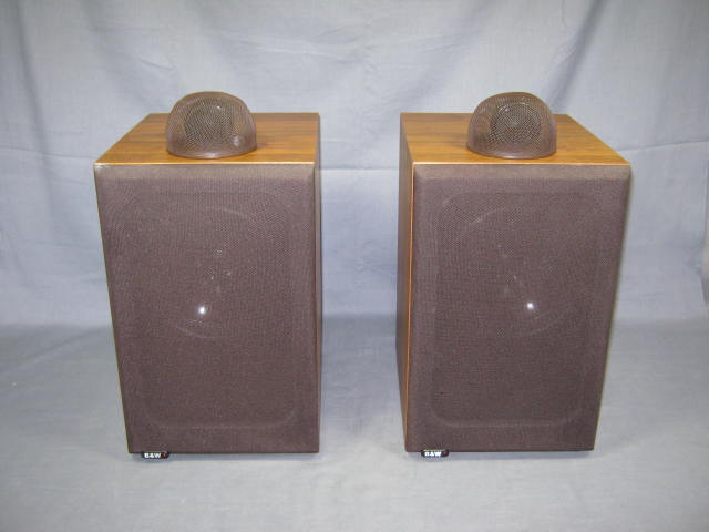 Vtg B&W Bowers & Wilkins DM17 DM 17 Stereo Speakers NR!