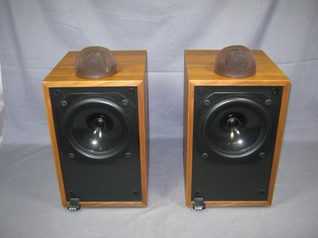 Vtg B&W Bowers & Wilkins DM17 DM 17 Stereo Speakers NR! 1