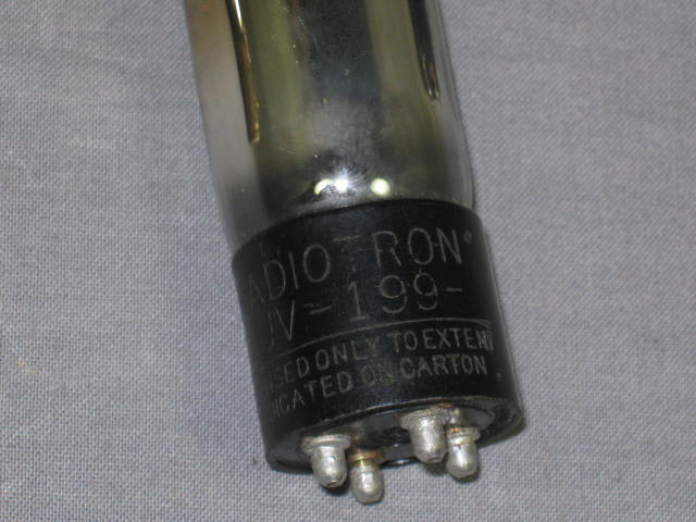 8 Vtg RCA Radiotron GE UV-199 Radio Amplifier Amp Tubes 3