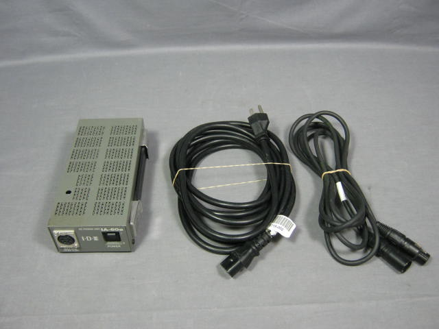 IDX IA-60a 4-Pin DC Camera Power Supply Unit +Cables NR