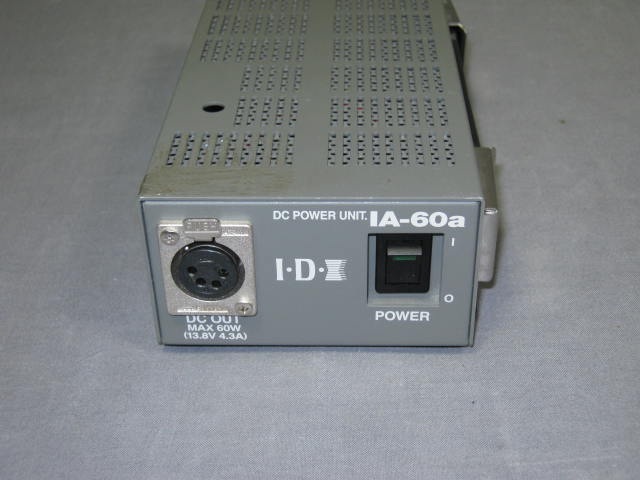 IDX IA-60a 4-Pin DC Camera Power Supply Unit +Cables NR 1