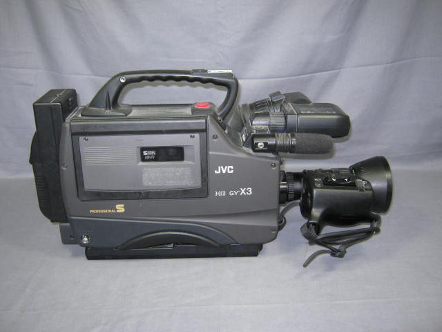 JVC GY X3 3 CCD 3CCD SVHS S-VHS Video Camera Camcorder
