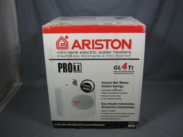 NEW Ariston GL4Ti Mini Tank Electric Hot Water Heater
