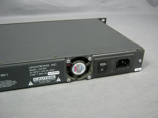 Leightronix TCD R/P Plus-Bus MPEG Video Recorder Player 7