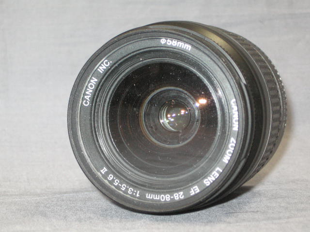 Canon EOS Rebel 2000 AF SLR Camera + EF 28-80 Zoom Lens 10