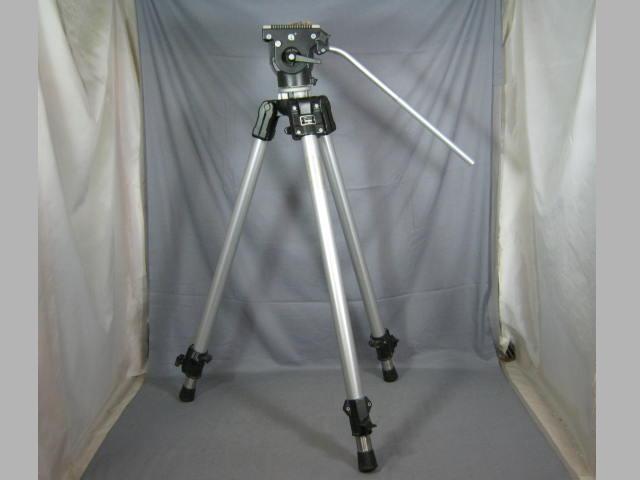 Bogen Manfrotto Professional Video Camera Tripod 3061 Head 116 116MK2 Tilt Pan 1