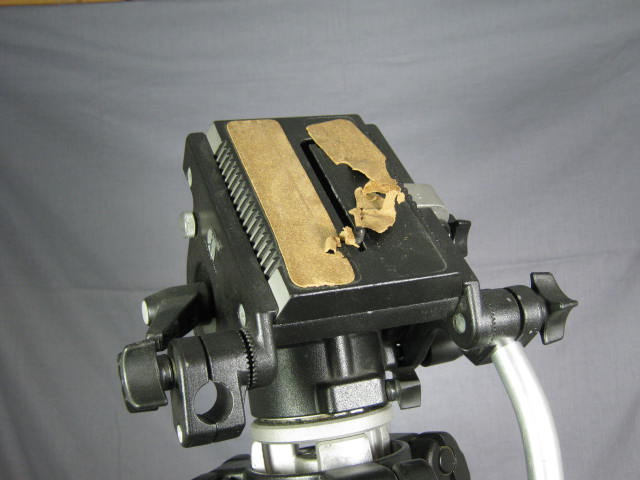 Bogen Manfrotto Professional Video Camera Tripod 3061 Head 116 116MK2 Tilt Pan 6