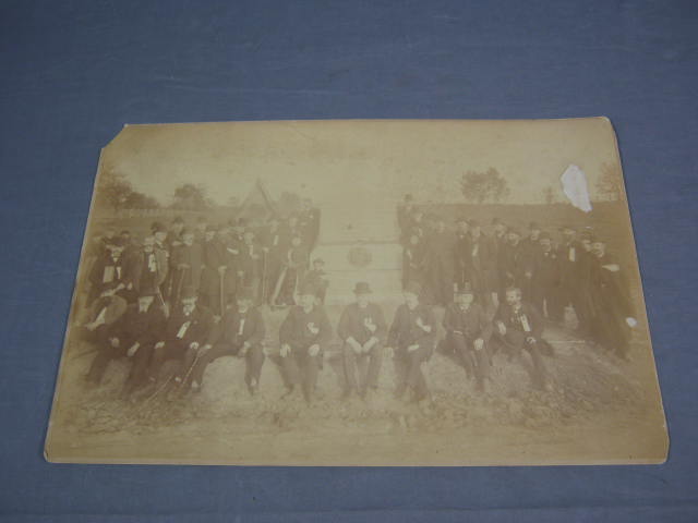 Antique 125th New York Infantry Civil War Photo 11 x 17