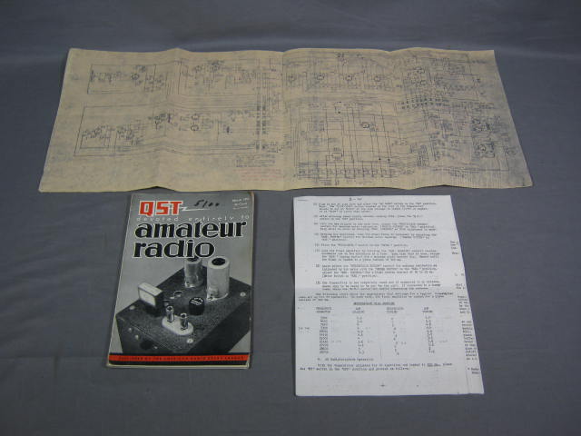 B&W Barker & Williamson 5100 Ham Radio Transmitter Tube AM CW Amateur Bands