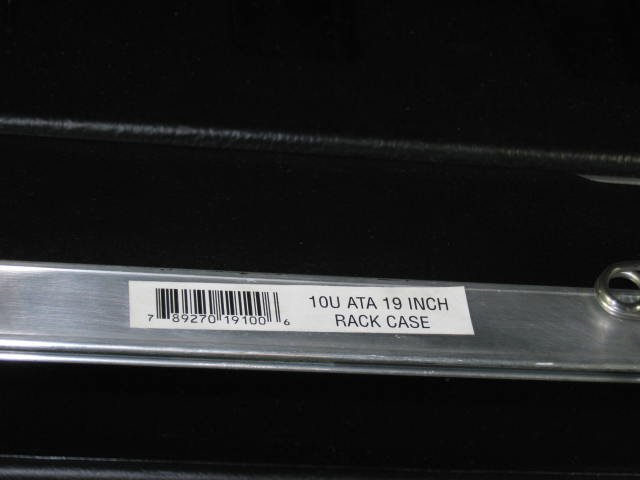 Black SKB 10U ATA 19 Inch Music Equipment Rack Case NR! 7