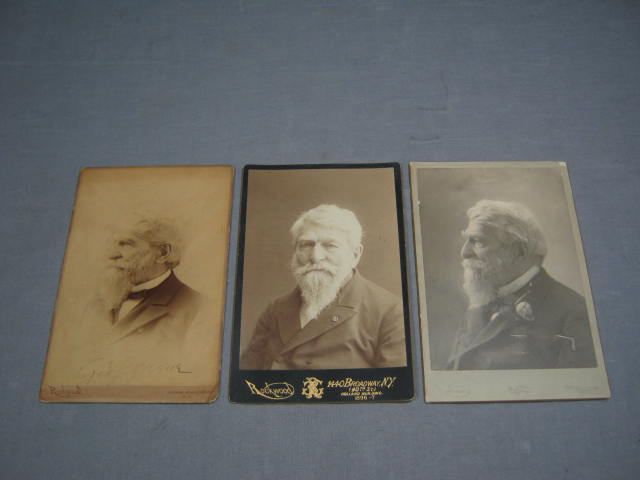 Civil War General George Greene Cabinet Card Photo Lot