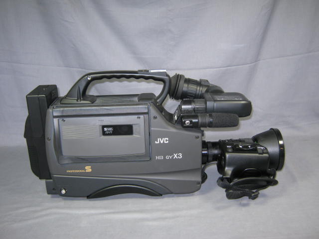 JVC GY X3 3 CCD 3CCD SVHS S-VHS Video Camera Camcorder+ 6