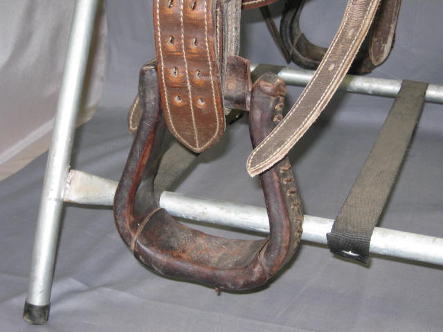Australian Leather Horse Riding Saddle W/ 15" Seat NR! 7