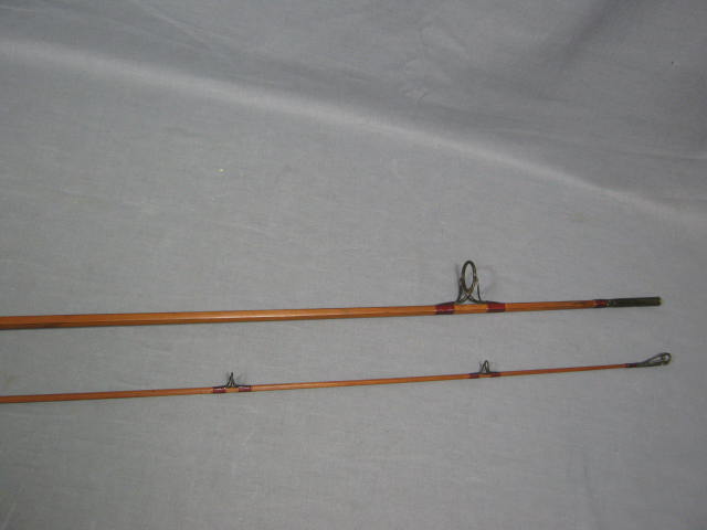 Vtg Uslan Spencer 2-Piece Bamboo Fishing Rod Pole 4.5oz 2