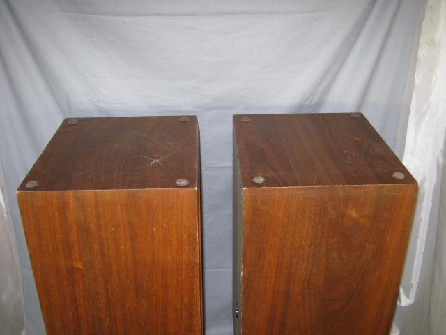 Vtg Pioneer Model CS 77A CS77A Stereo Speakers + Stands 11