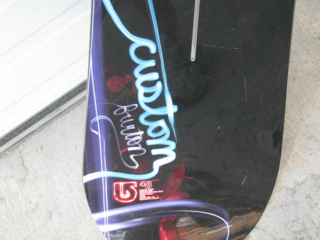 2009 09 Burton Custom ICS 48 148cm Snowboard Board NR! 2