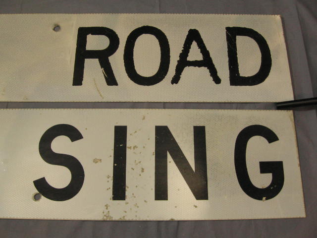 2 Vintage Orig. Metal Railroad Crossing Signs Crossbuck 6