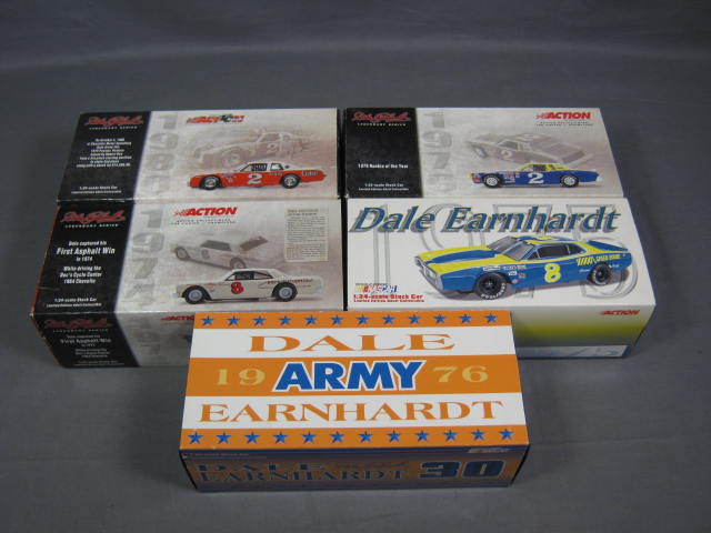 5 Dale Earnhardt 1/24 Diecast Cars 1974 Dodge 1976 Army