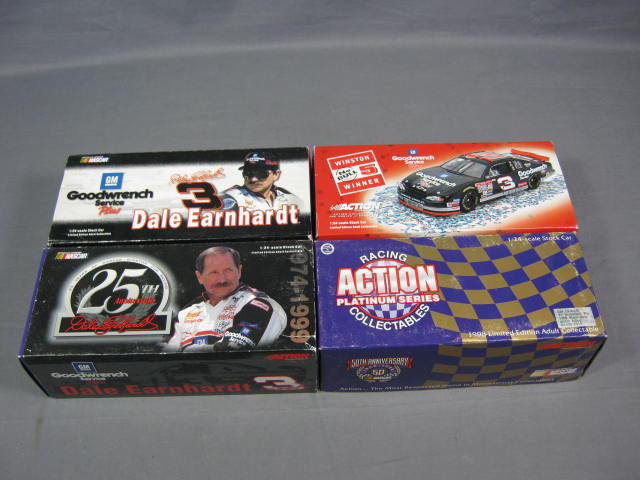 4 Dale Earnhardt 1/24 Goodwrench Diecast Cars 1998 1999
