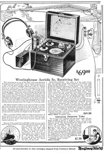 Vtg Antique 1921 Westinghouse Aeriola Sr Tube Radio NR! 7