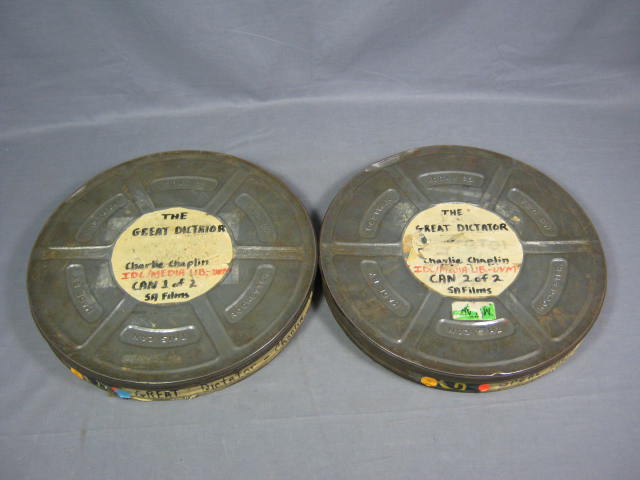16mm Movie Film The Great Dictator Charlie Chaplin 1940
