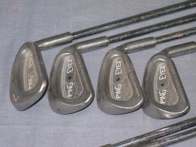 Ping Eye2 Golf Club Set Black Dot Irons 3-9 Lob Wedge 2