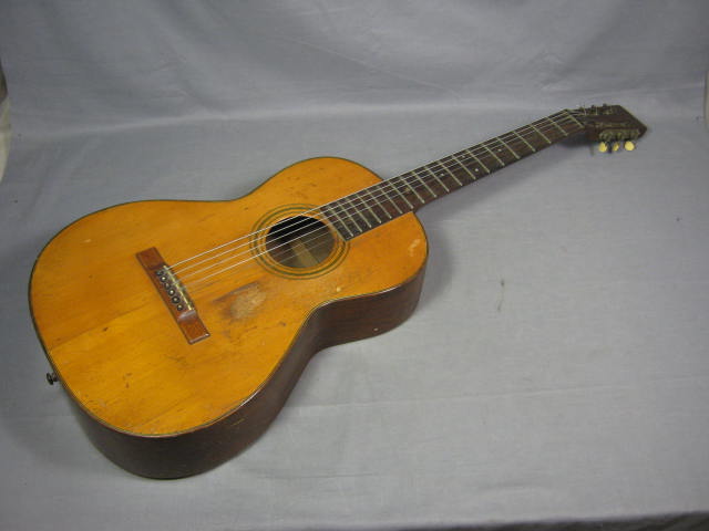 Vtg Antique Weymann & Sons Acoustic Parlor Guitar NR!