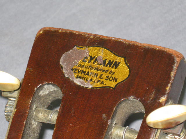 Vtg Antique Weymann & Sons Acoustic Parlor Guitar NR! 10