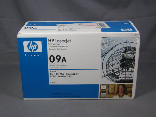 Genuine HP C3909A 09A Black Laser Toner Cartridge 5Si +