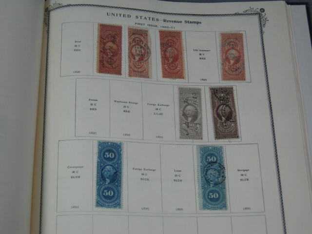 Scotts American Album U.S. US Stamp Lot 1860s-1950s NR! 3