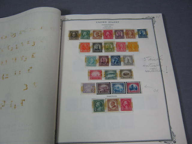 Scotts American Album U.S. US Stamp Lot 1860s-1950s NR! 4