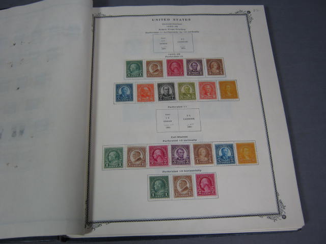 Scotts American Album U.S. US Stamp Lot 1860s-1950s NR! 5
