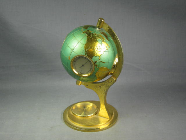 Angelus Super Globe Clock Compass Barometer Thermometer 7