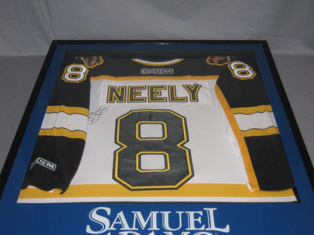 Cam Neely Hand Signed Framed Boston Bruins Jersey NR! 2