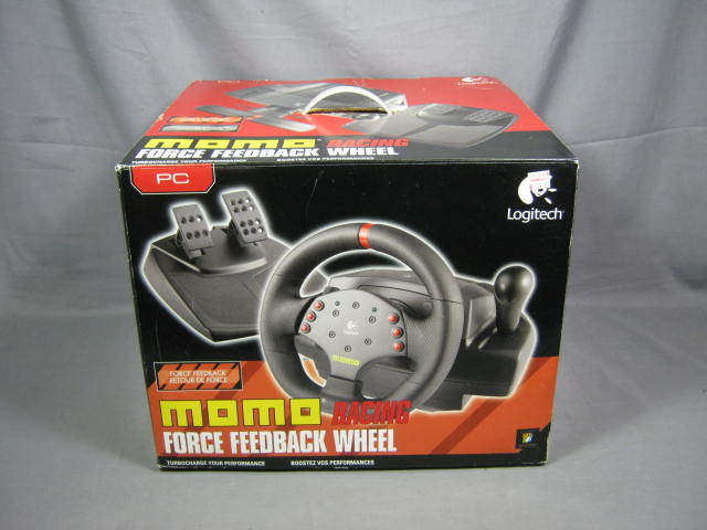 Logitech Momo Racing Force Feedback Steering Wheel NR!